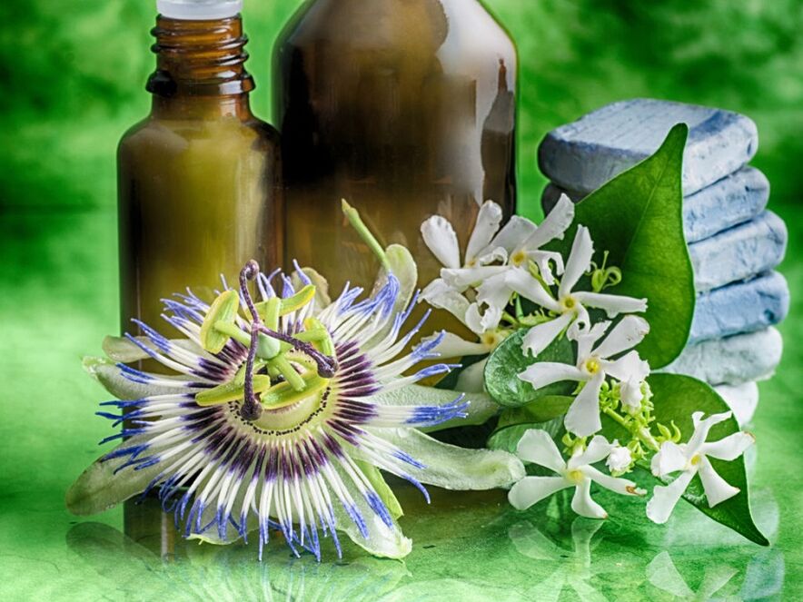 passionflower flower to eliminate parasites