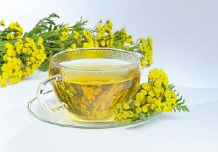 Tansy infusion will help eliminate parasites from the body.